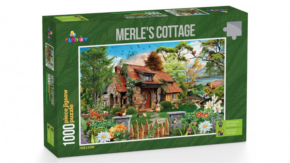 Funbox - Merles Cottage - 1000 Piece Jigsaw - Good Games