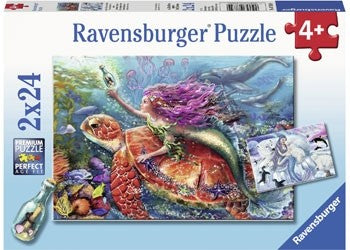 Ravensburger - Mermaid Adventures - 2x24 Piece Jigsaw - Good Games