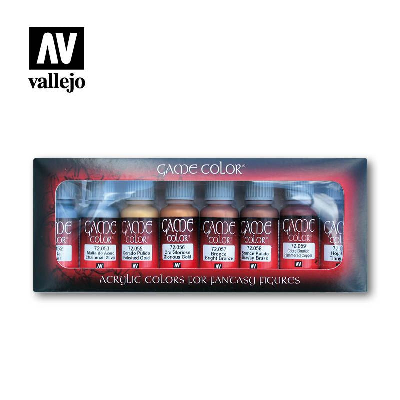 Vallejo Model Colour Set Metallic Colours - Good Games