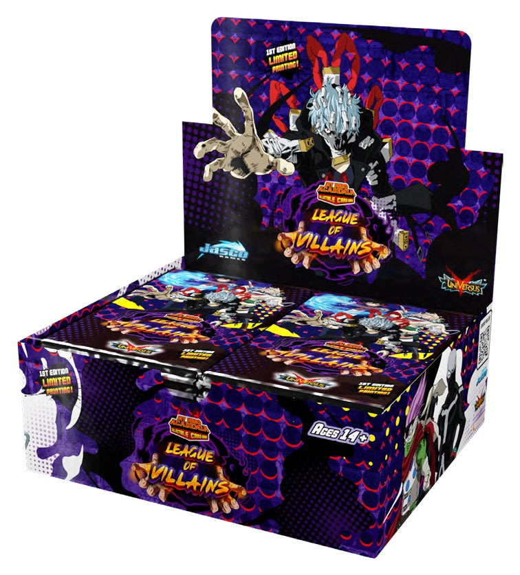 My Hero Academia CCG - Wave 4 League of Villains Booster Box Unlimited Printing - Good Games