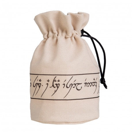 Q Workshop - Elvish Beige &amp; Black Dice Pouch - Good Games