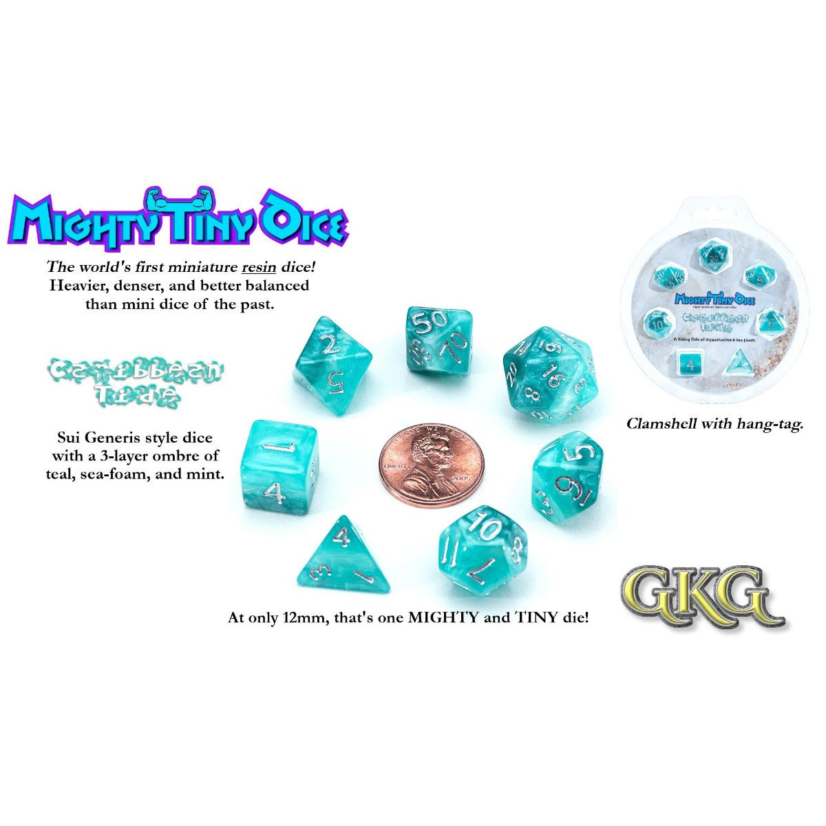 Gatekeeper Mighty Tiny Dice - Caribbean Tide - Good Games