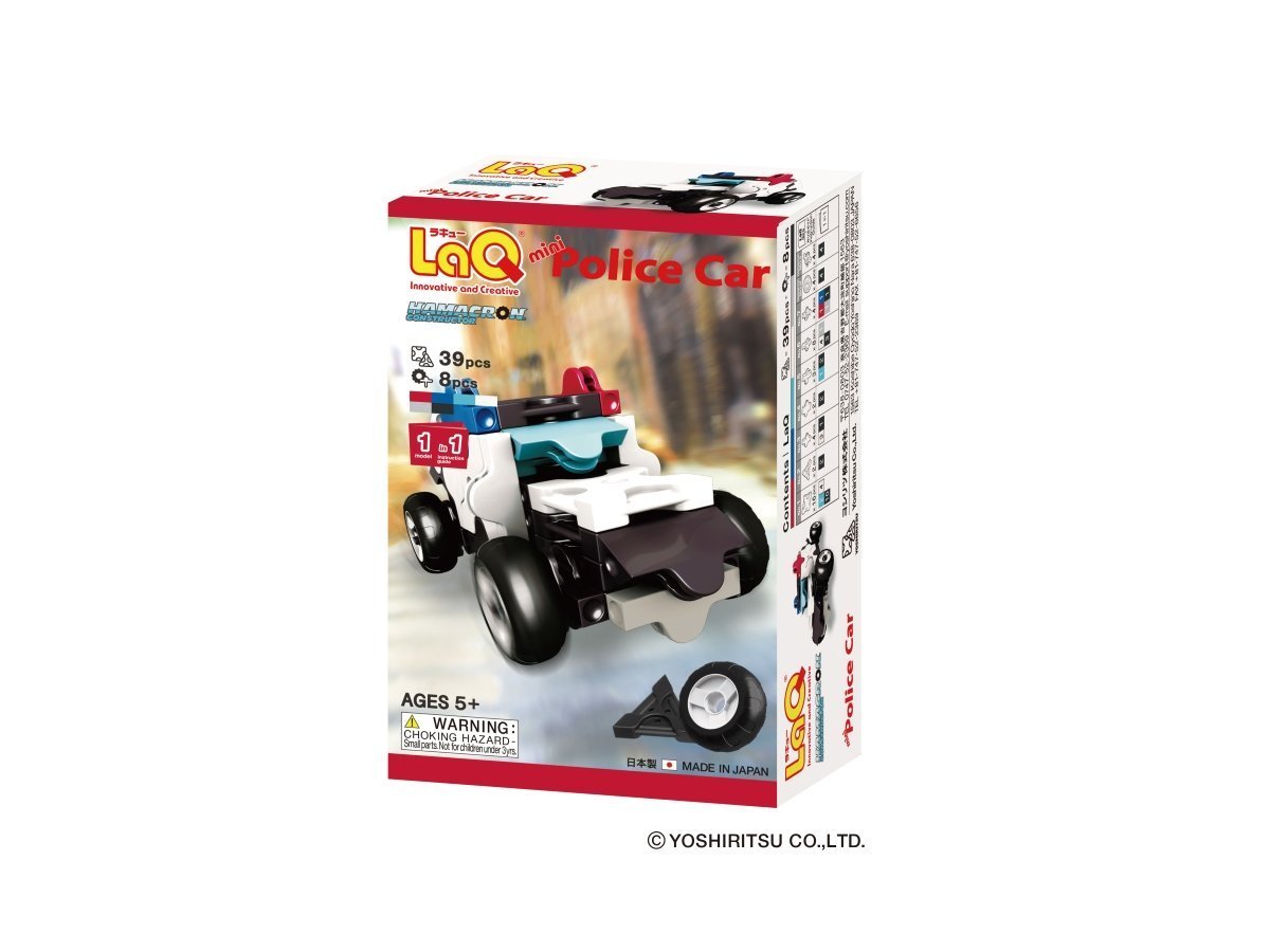 LaQ - Hamacron Constructor Mini Police Car - Good Games