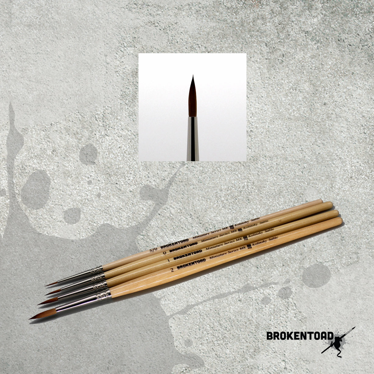 Broken Toad Miniature Series MK3 Brush Size 2 - Good Games