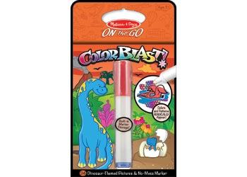 Melissa & Doug - On The Go - Color Blast! - Dinosaurs - Good Games