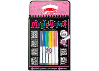 Melissa & Doug - On The Go - Magic Velvet - Butterfly - Good Games