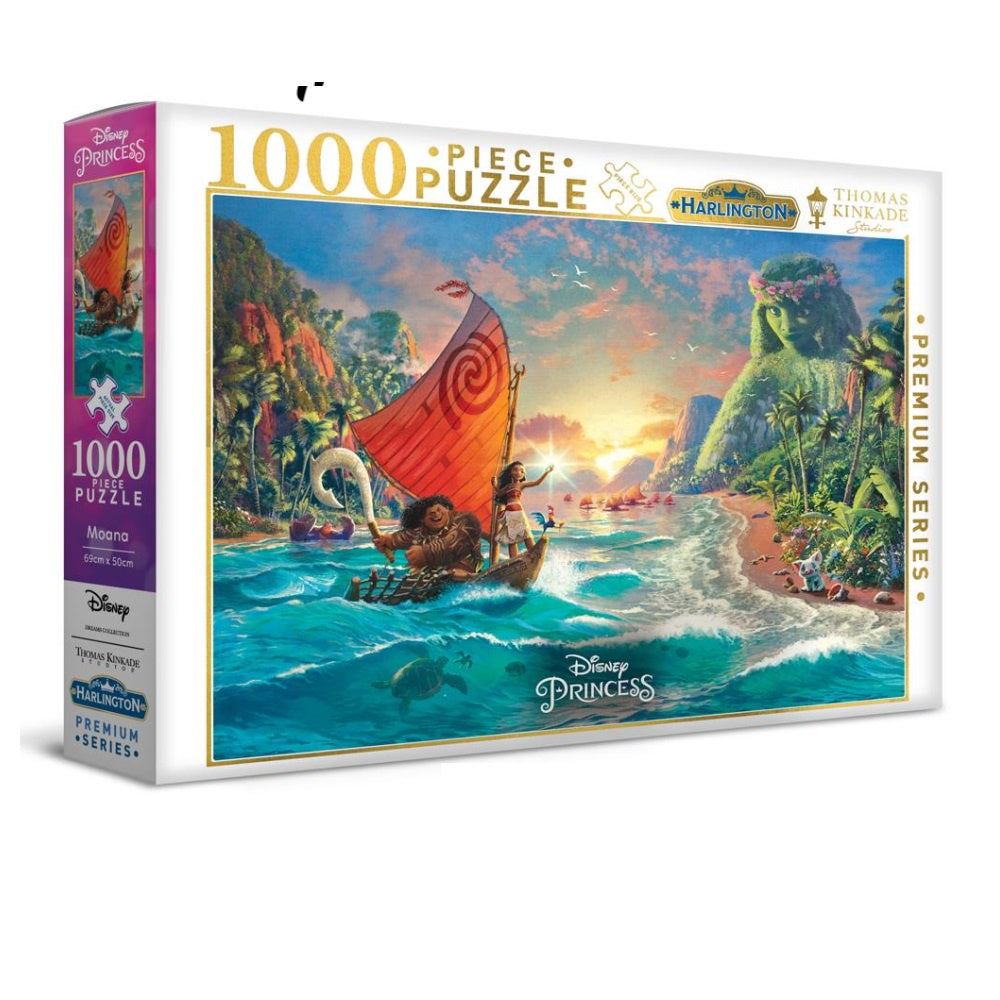 Harlington - Thomas Kinkade Disney Moana 1000 Piece Jigsaw
