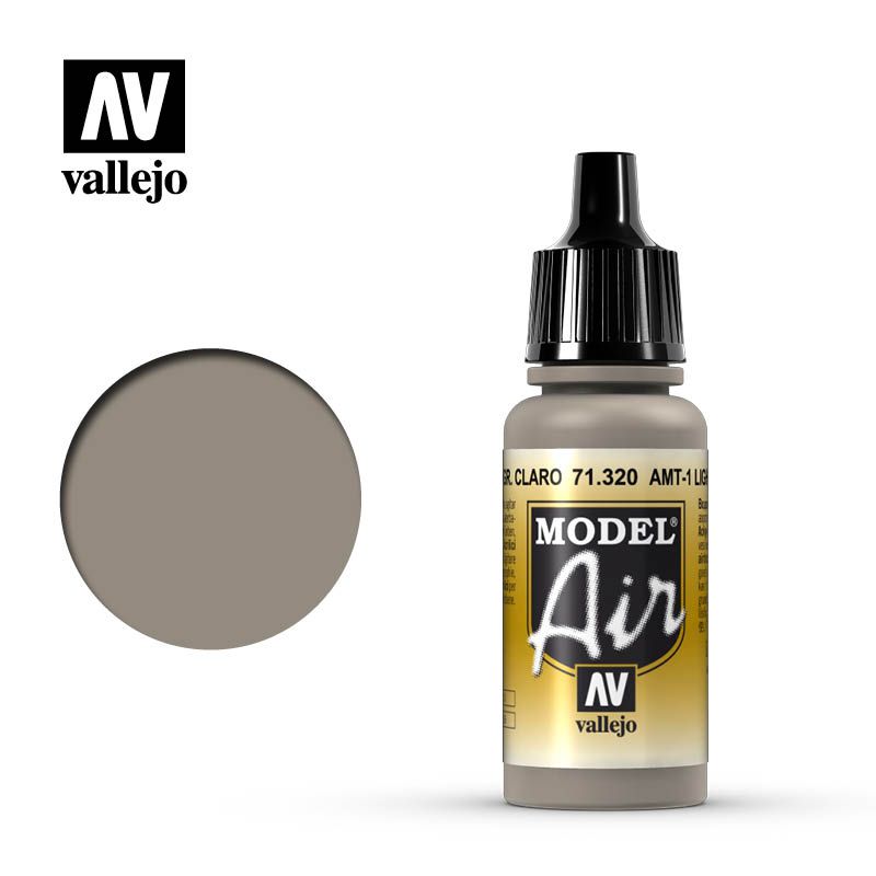 Vallejo Model Air - Amt-1 Light Greyish Brown 17ml Acrylic Paint (AV71320) - Good Games
