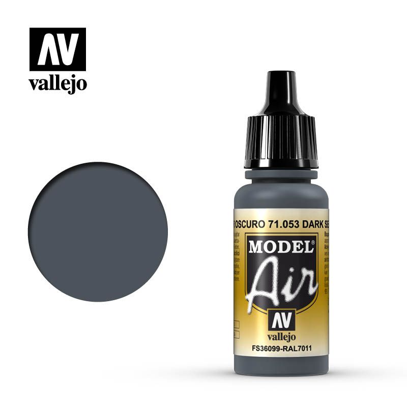 Vallejo Model Air - Dark Sea Gray 17ml Acrylic Paint (AV71053) - Good Games
