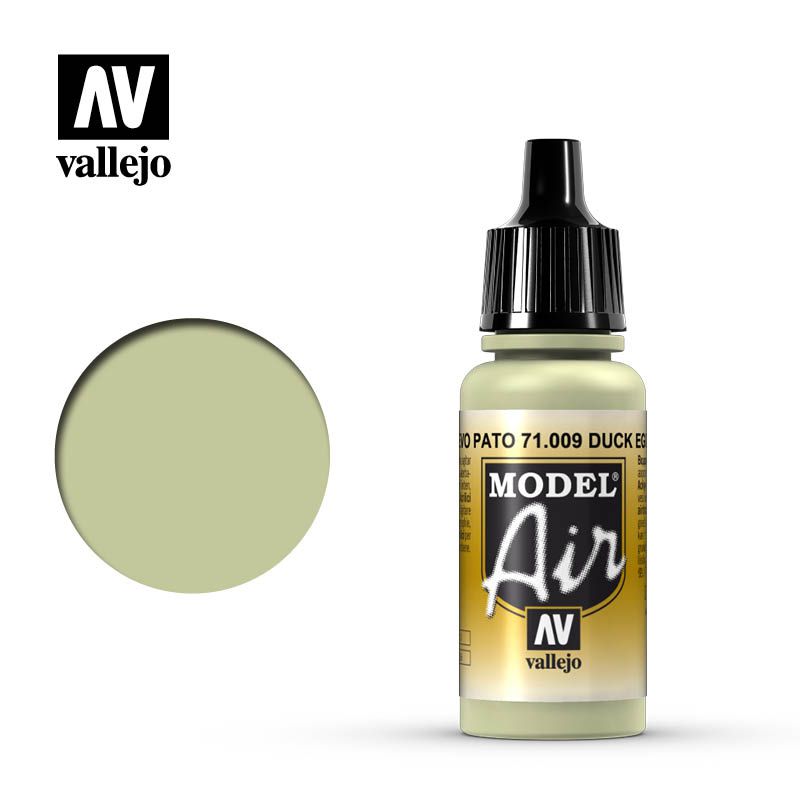 Vallejo Model Air - Duck Egg Green 17ml Acrylic Paint (AV71009) - Good Games