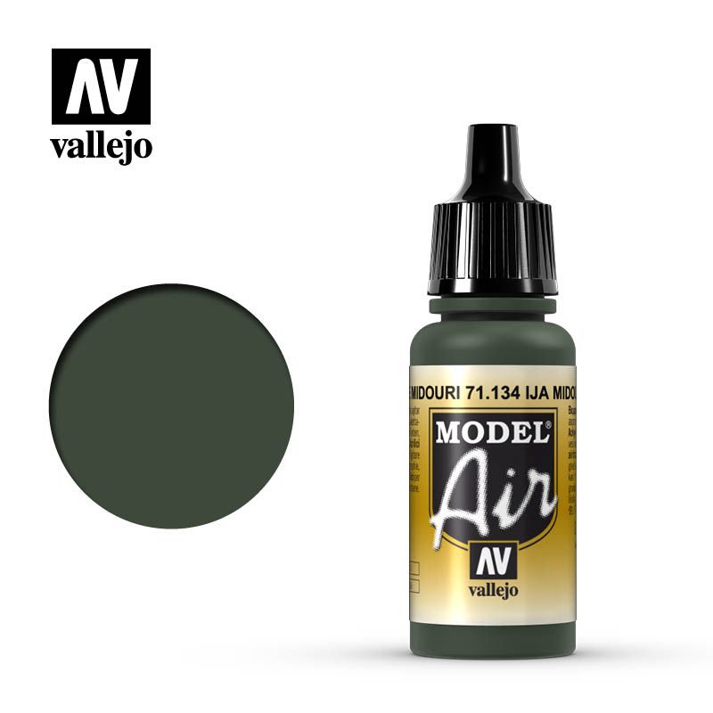 Vallejo Model Air - Ija Midouri Green 17ml Acrylic Paint (AV71134) - Good Games