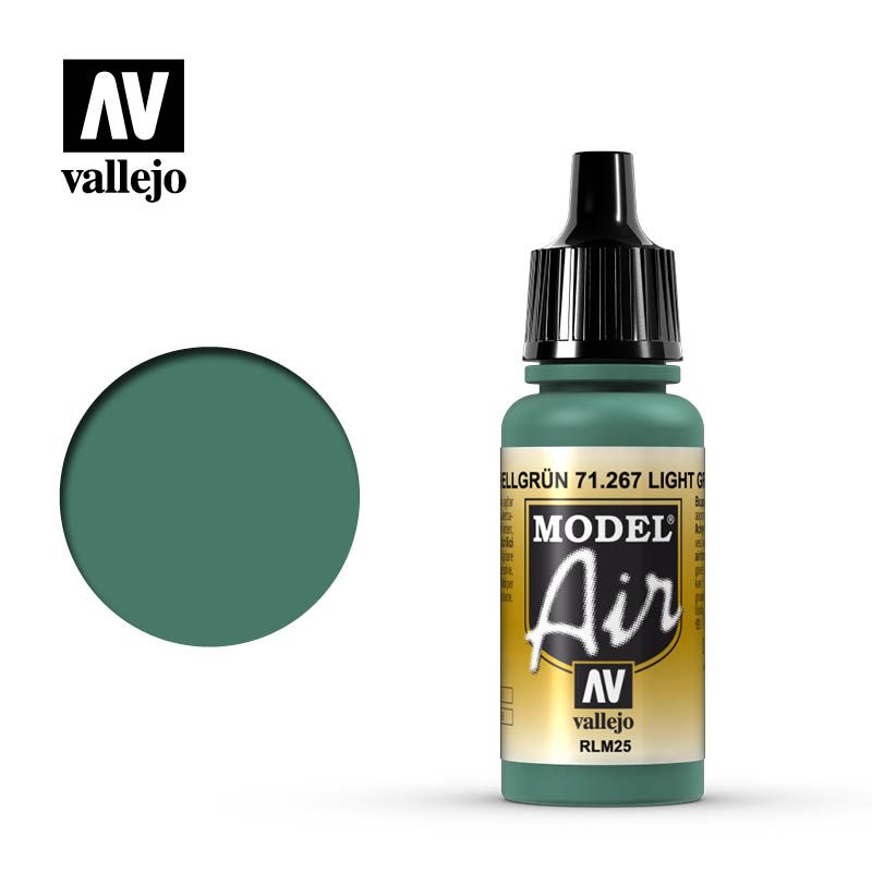 Vallejo Model Air - Light Green Rlm25 17ml Acrylic Paint (AV71267) - Good Games