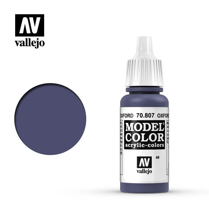 Vallejo Model Colour - Oxford Blue 17ml Acrylic Paint (AV70807) - Good Games