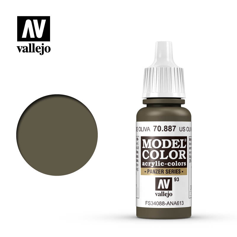 Vallejo Model Colour - Olive Brown 17ml (AV70889) - Good Games
