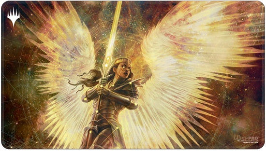Magic The Gathering Playmat March of the Machine Aftermath White Stitched