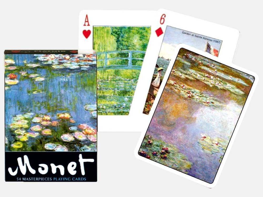 Monet: Poker Cards Piatnik Playing Cards - Good Games