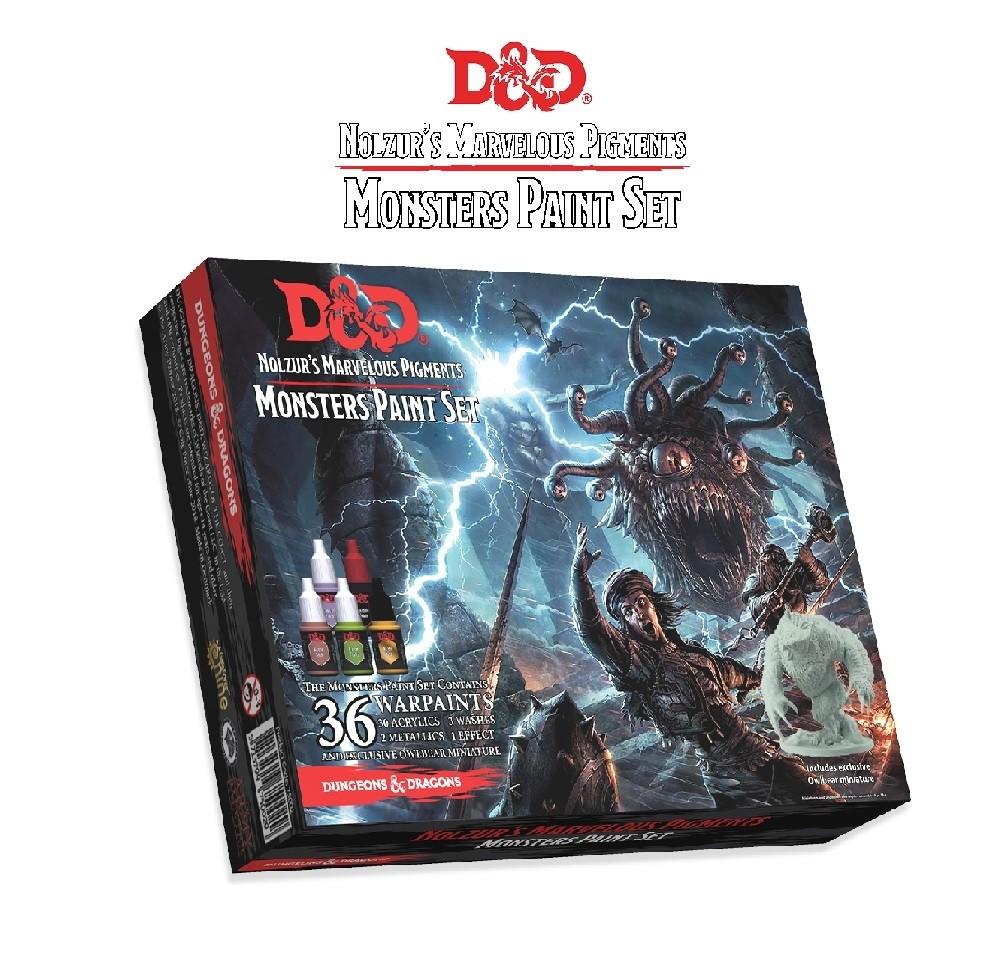 Dungeons &amp; Dragons Nolzurs Marvelous Pigments Monster Paint Set - Good Games