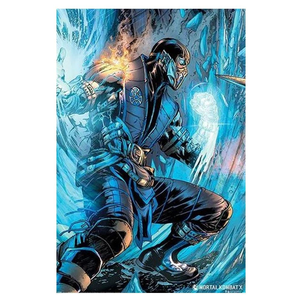 Mortal Kombat - Sub Zero Poster - Good Games