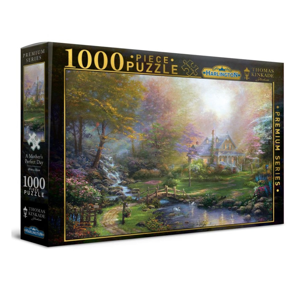 Harlington - Thomas Kinkade A Mothers Perfect Day 1000 Piece Jigsaw - Good Games