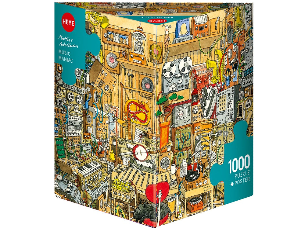 Heye - Adolfsson Music Maniac 1000 Piece Jigsaw - Good Games