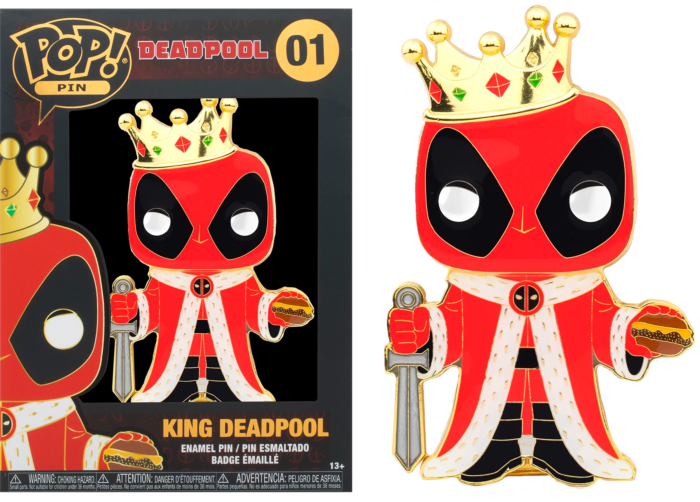 Deadpool (comics) - King Deadpool 4 Enamel Pin - Good Games