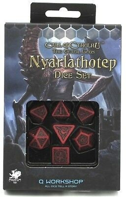 Q Workshop - Call of Cthulhu The Outer Gods Nyarlathotep Dice Set (7) - Good Games