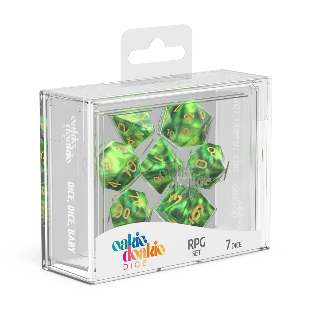 Oakie Doakie Dice - RPG Set Gemidice Jungle (7) - Good Games