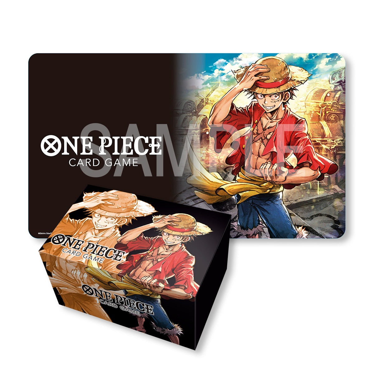 One Piece Card Game Playmat and Storage Box Set Monkey.D.Luffy - Good Games