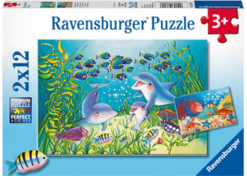 Ravensburger - On the Seabed - 2x12 Piece Jigsaw - Good Games
