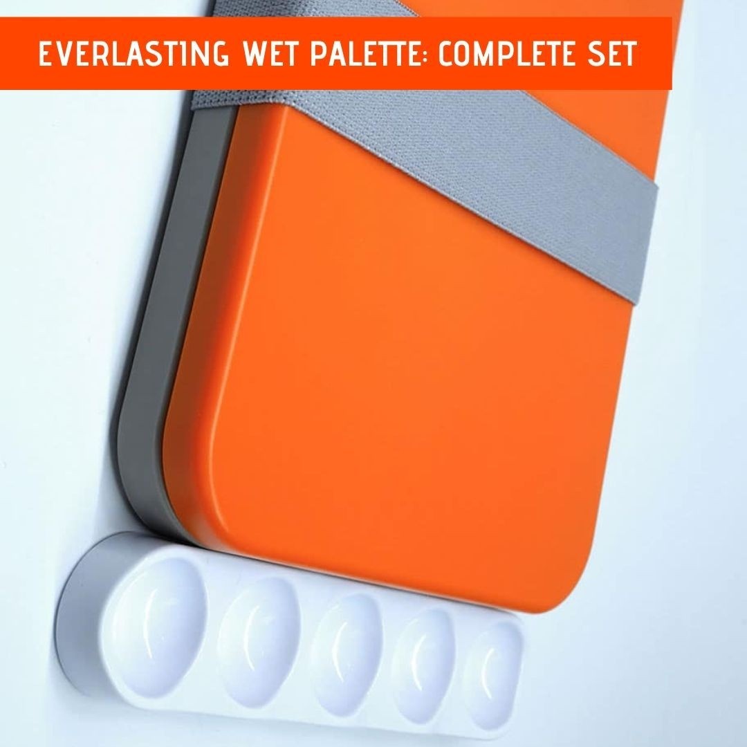 Redgrass Everlasting Wet Palette Complete Painter Orange - Good Games
