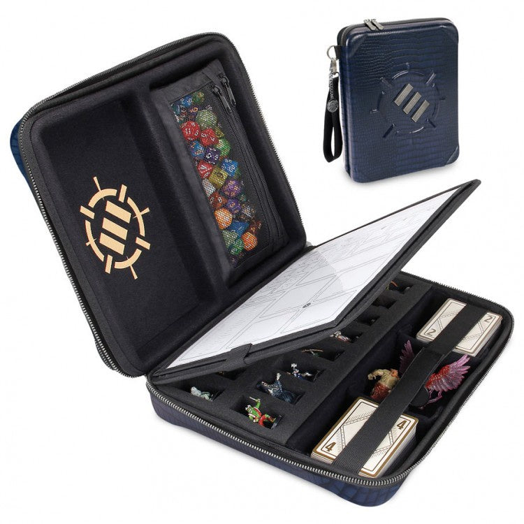 ENHANCE Tabletop RPGs RPG Organizer Case Collectors Edition (Blue) - Good Games