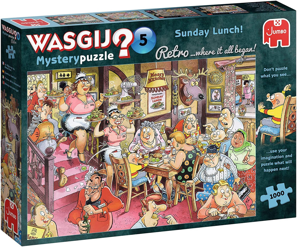 Wasgij? Retro Mystery 5 - Sunday Lunch 1000 Piece Jigsaw