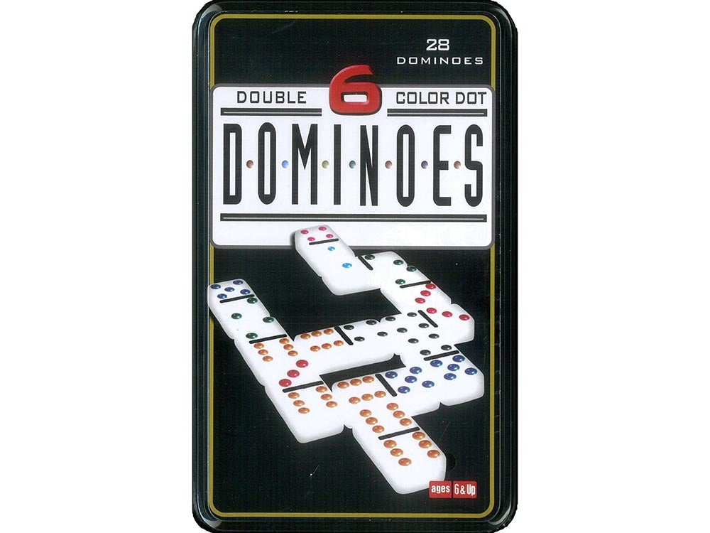 Dominoes D6 In Tin - Good Games