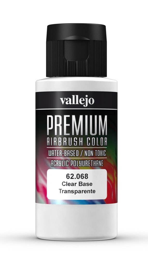 Vallejo Premium Colour - Clear Base 60ml Acrylic Paint (AV62068) - Good Games