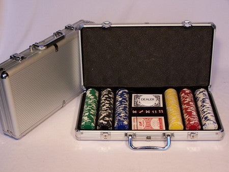 Poker Set - 300 Piece Aluminium Attache Case 11.5