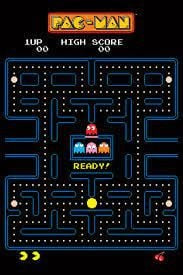 Pac-man Maze Poster