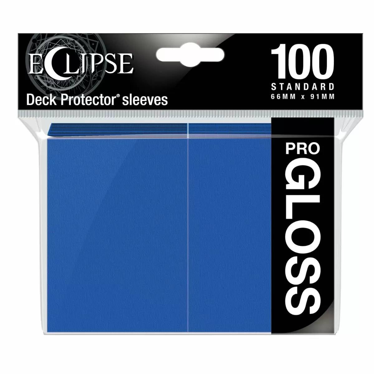 Eclipse Gloss Standard Sleeves Pacific Blue (100) - Good Games