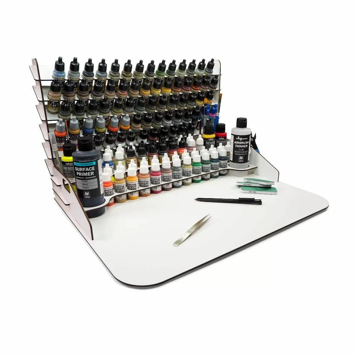 Vallejo Paint Display and Work Station with Vertical Storage 50 x 37 cm - Good Games