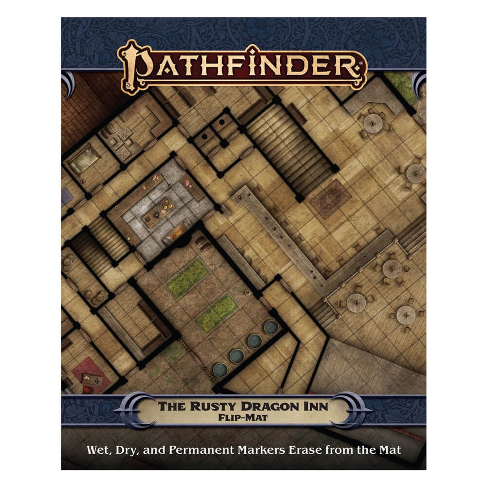 Pathfinder Accessories Flip Mat The Rusty Dragon Inn - Good Games