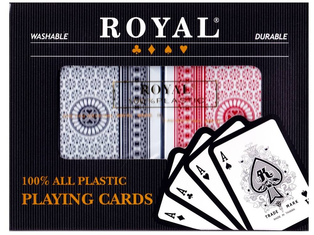 Royal 100% Plastic Double Deck