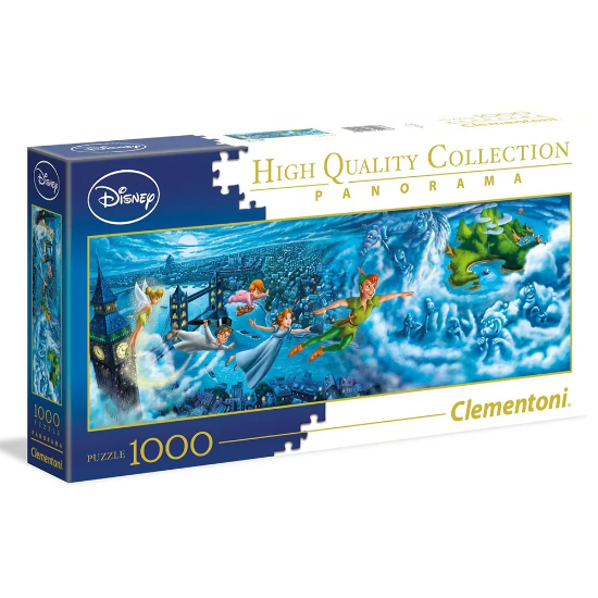 Clementoni - Disney Puzzle Peter Pan Panorama 1000 Piece Jigsaw