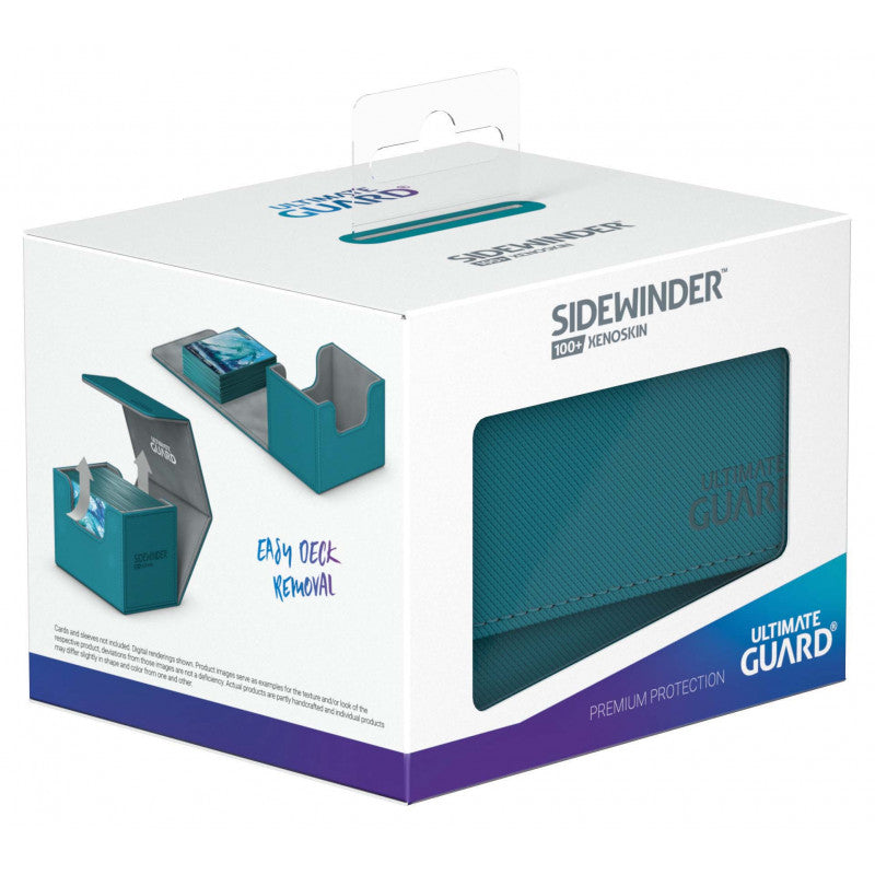 Ultimate Guard - Sidewinder 100+ Standard Size Xenoskin Petrol Blue - Good Games