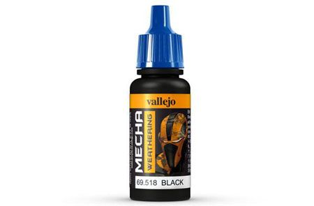 Vallejo Mecha Colour - Black Wash 17ml Acrylic Paint (AV69518) - Good Games