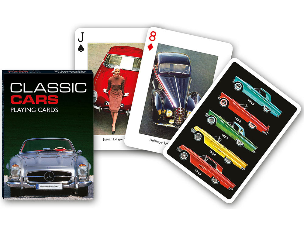 Classic Cars: Poker Cards Piatnik Playing Cards - Good Games
