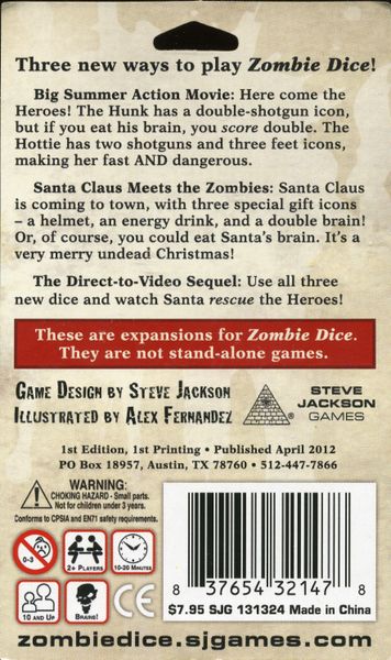 Zombie Dice 2 Double Feature - Good Games