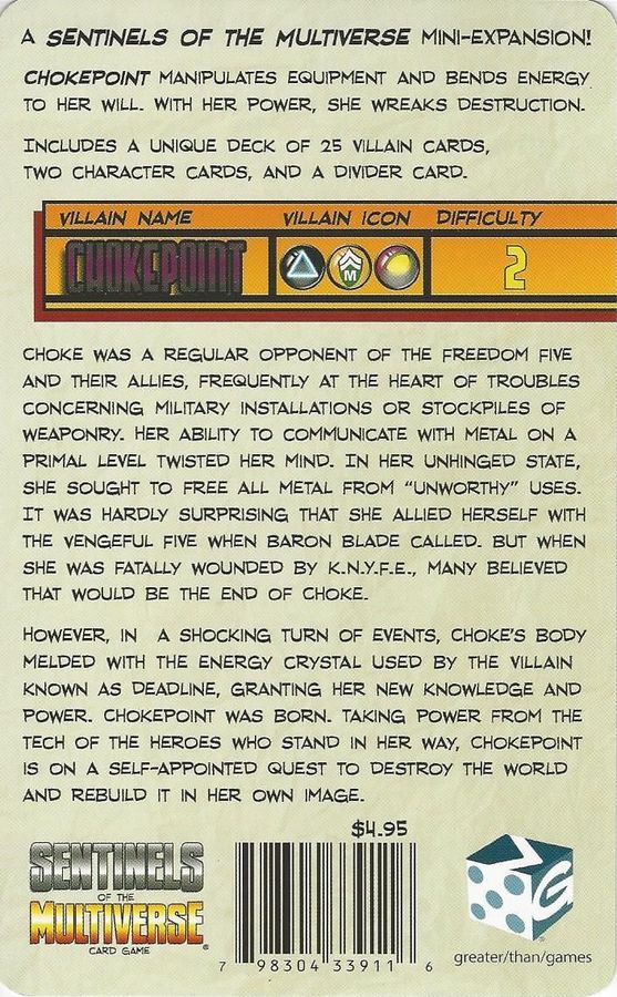 Sentinels of the Multiverse Chokepoint Mini Expansion