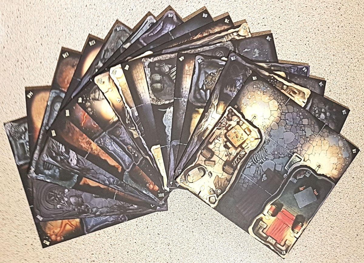 Massive Darkness A Quest of Crystal and Lava Tile Set