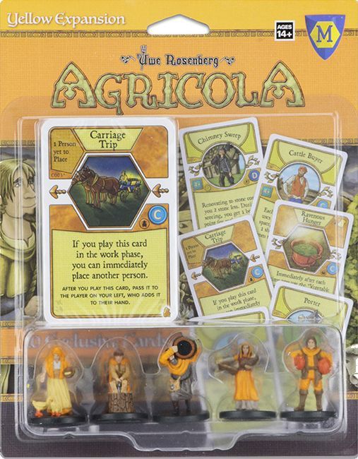 Agricola Game Pieces: Yellow