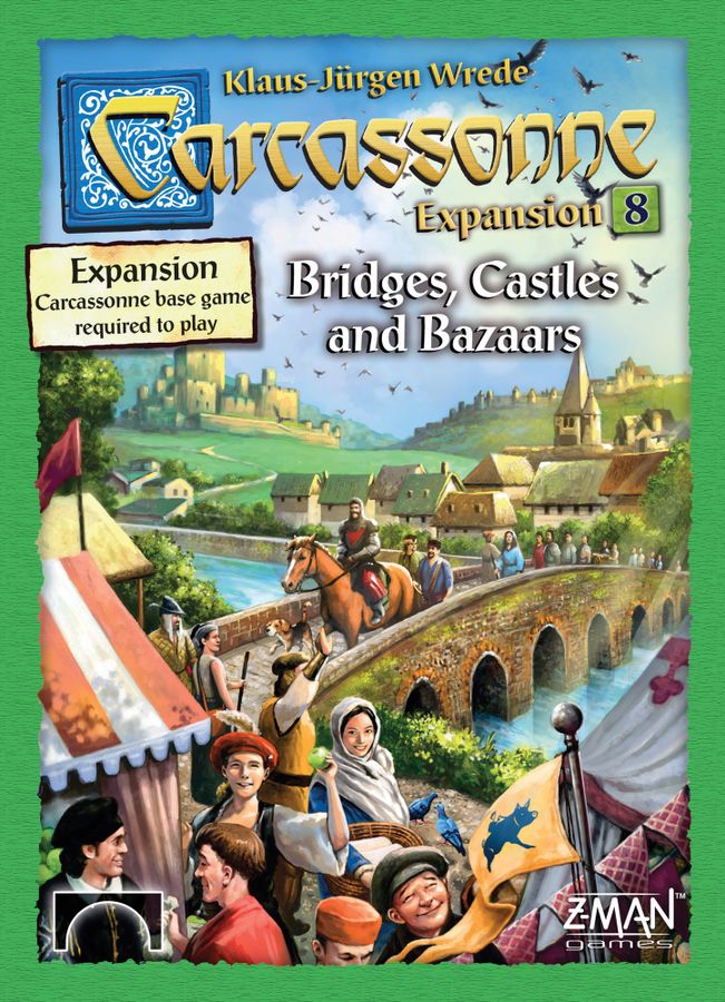 Carcassonne: Expansion 8 Bridges Castles and Bazaars - Good Games