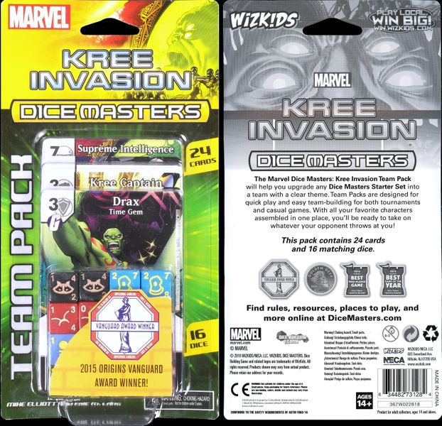 Marvel Dice Masters: Kree Invasion Team Pack - Good Games